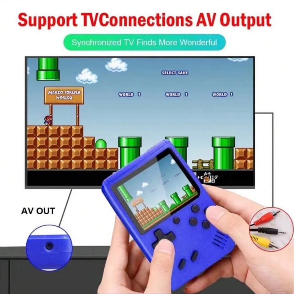 Retro Portable Handheld Mini 400 Games And In 1 Gaming Console Consola Game